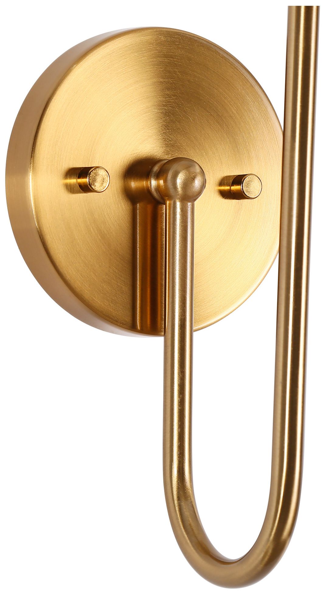 Nicomedes 1-Light Brass Glass Wall Sconces - Made to Order