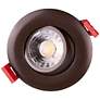 Nicor 3" Oil-Rubbed Bronze LED Gimbal Recessed Downlight