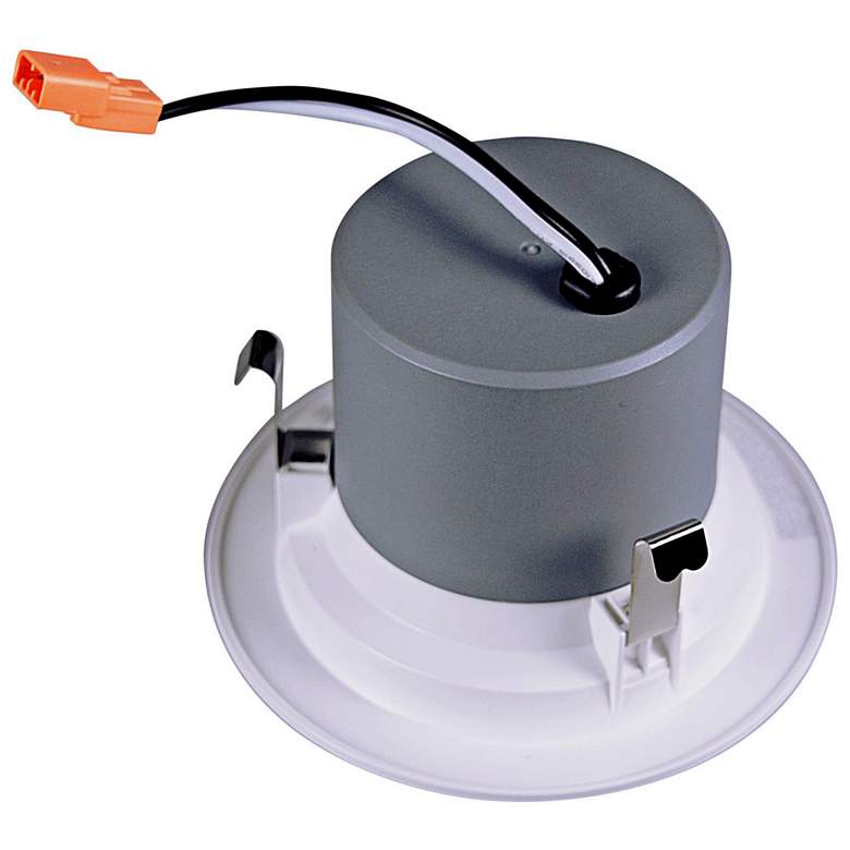 Image 3 Nicor DCR 4" White LED Recessed Retrofit Downlight w/ Baffle more views
