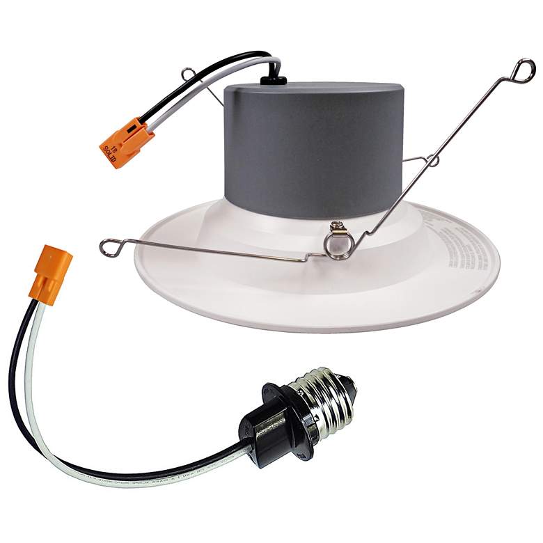 Image 4 Nicor DCR 5"/6" White 10.5W  LED Downlight with Baffle more views