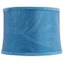 Nicosia Blue Softback Drum Lamp Shade 13x14x10 (Spider)