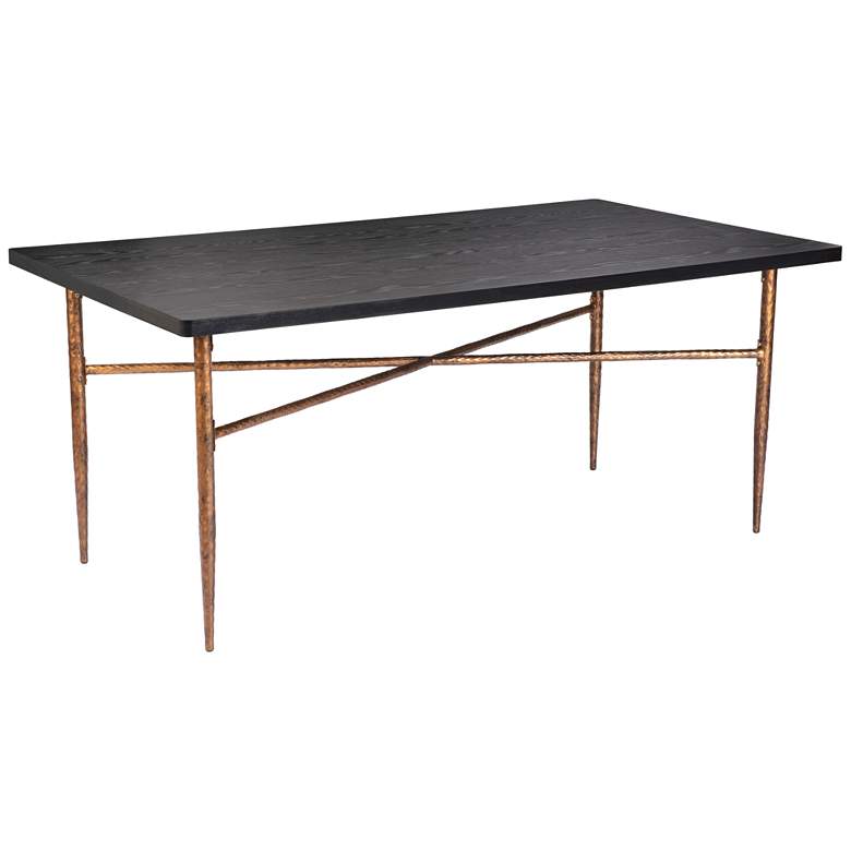 Image 1 Nida Dining Table Black & Bronze