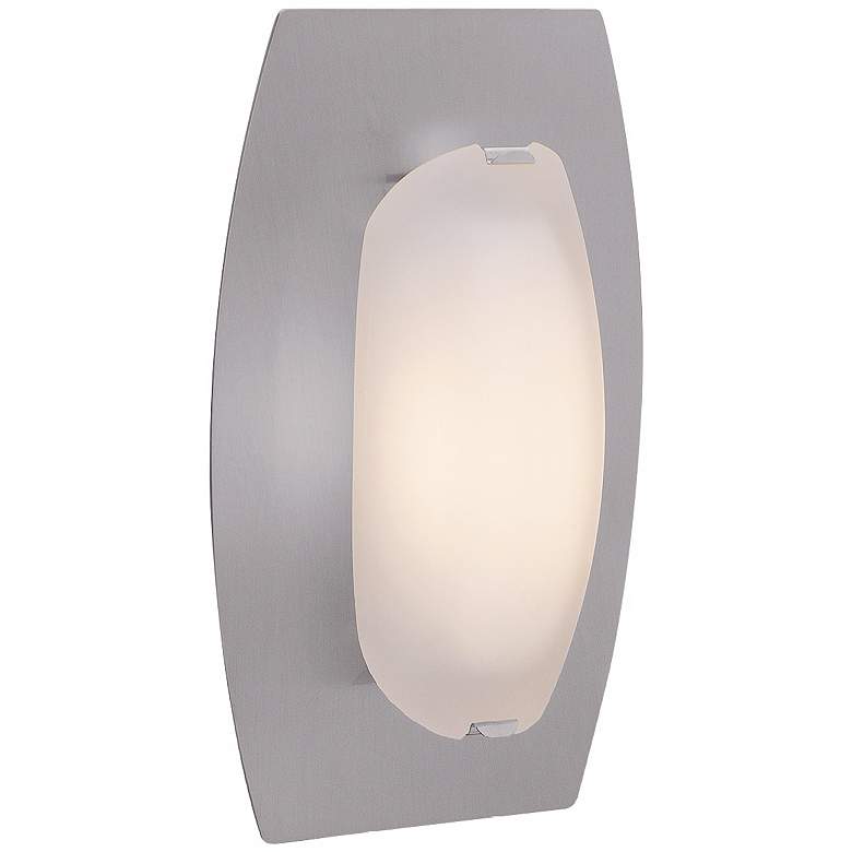 Image 1 Nido Matte Chrome 10 inch High Wall or Ceiling Light Fixture