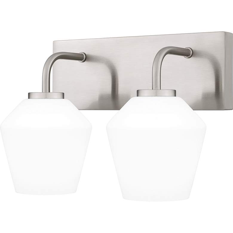 Image 5 Nielson 2-Light Brushed Nickel Bath Light more views