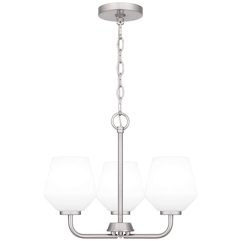 Image 1 Nielson 3-Light Brushed Nickel Pendant Light