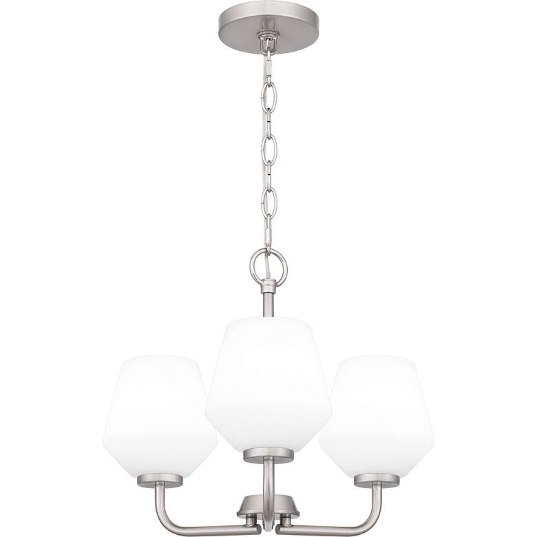 Image 3 Nielson 3-Light Brushed Nickel Pendant Light more views