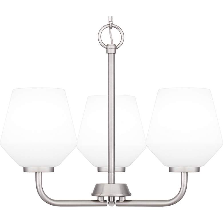 Image 5 Nielson 3-Light Brushed Nickel Pendant Light more views