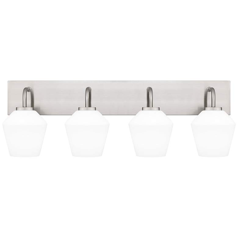 Image 1 Nielson 4-Light Brushed Nickel Bath Light