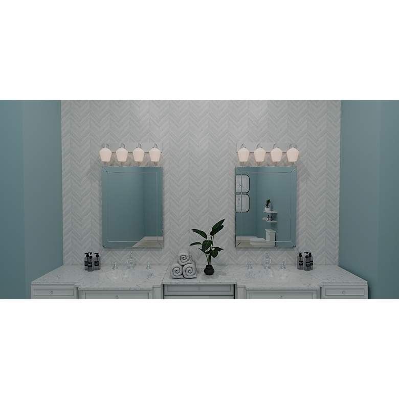 Image 3 Nielson 4-Light Brushed Nickel Bath Light more views