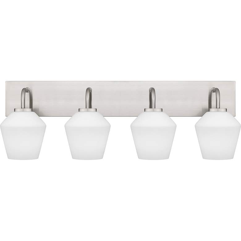 Image 4 Nielson 4-Light Brushed Nickel Bath Light more views