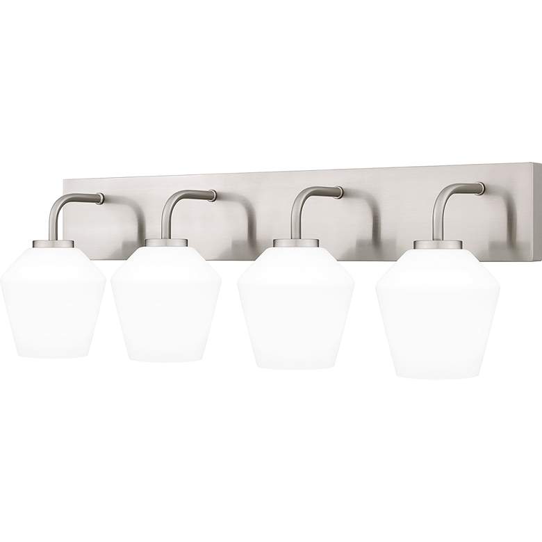 Image 5 Nielson 4-Light Brushed Nickel Bath Light more views