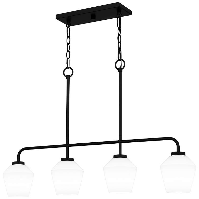 Image 1 Nielson 4-Light Matte Black Island Light