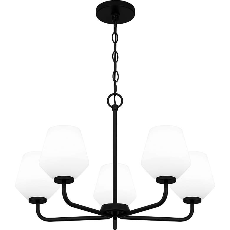 Image 4 Nielson 5-Light Matte Black Chandelier more views