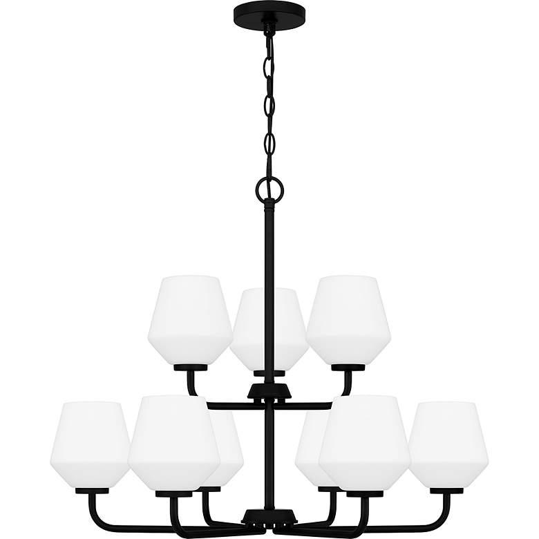 Image 2 Nielson 9-Light Matte Black Chandelier more views