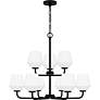 2_Nielson 9-Light Matte Black Chandelier more views