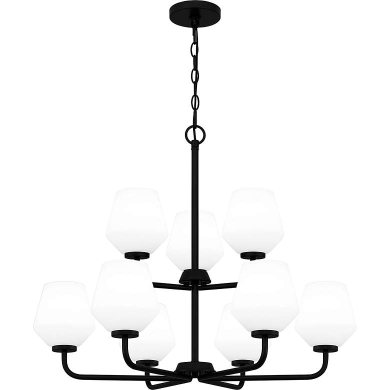 Image 3 Nielson 9-Light Matte Black Chandelier more views