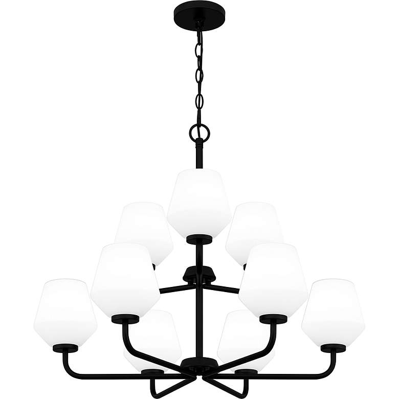 Image 4 Nielson 9-Light Matte Black Chandelier more views