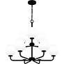 4_Nielson 9-Light Matte Black Chandelier more views