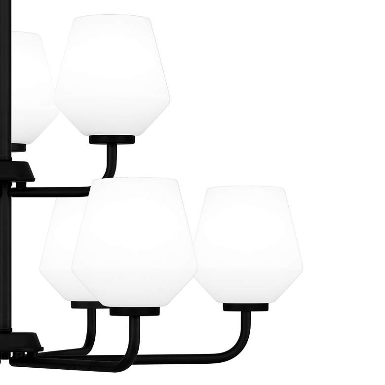 Image 5 Nielson 9-Light Matte Black Chandelier more views