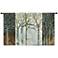Night and Day 52"W Modern Landscape Textile Wall Tapestry
