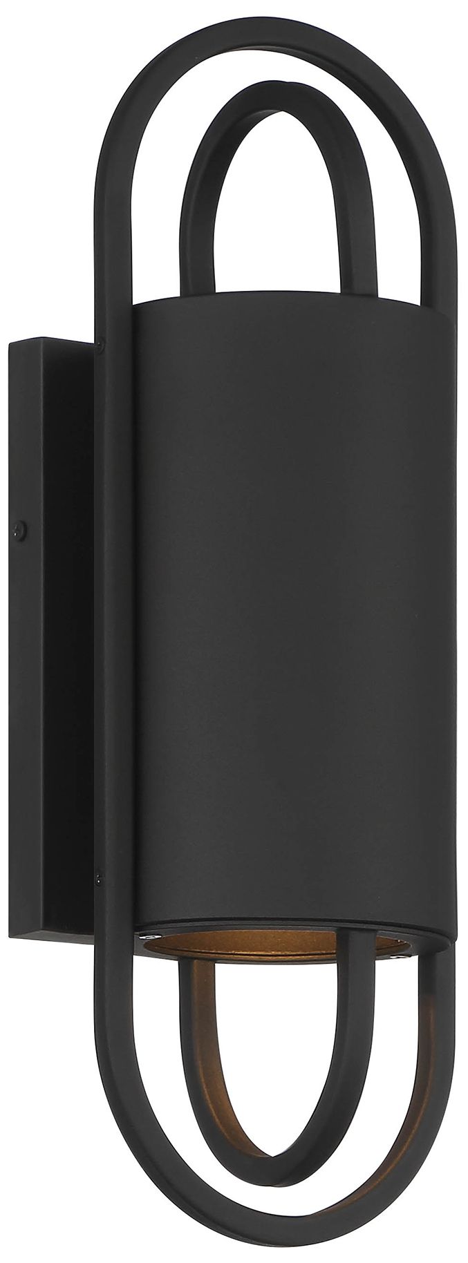 Image 3 Nightfall 16" Wide 1-Light Black Outdoor Wall Light more views