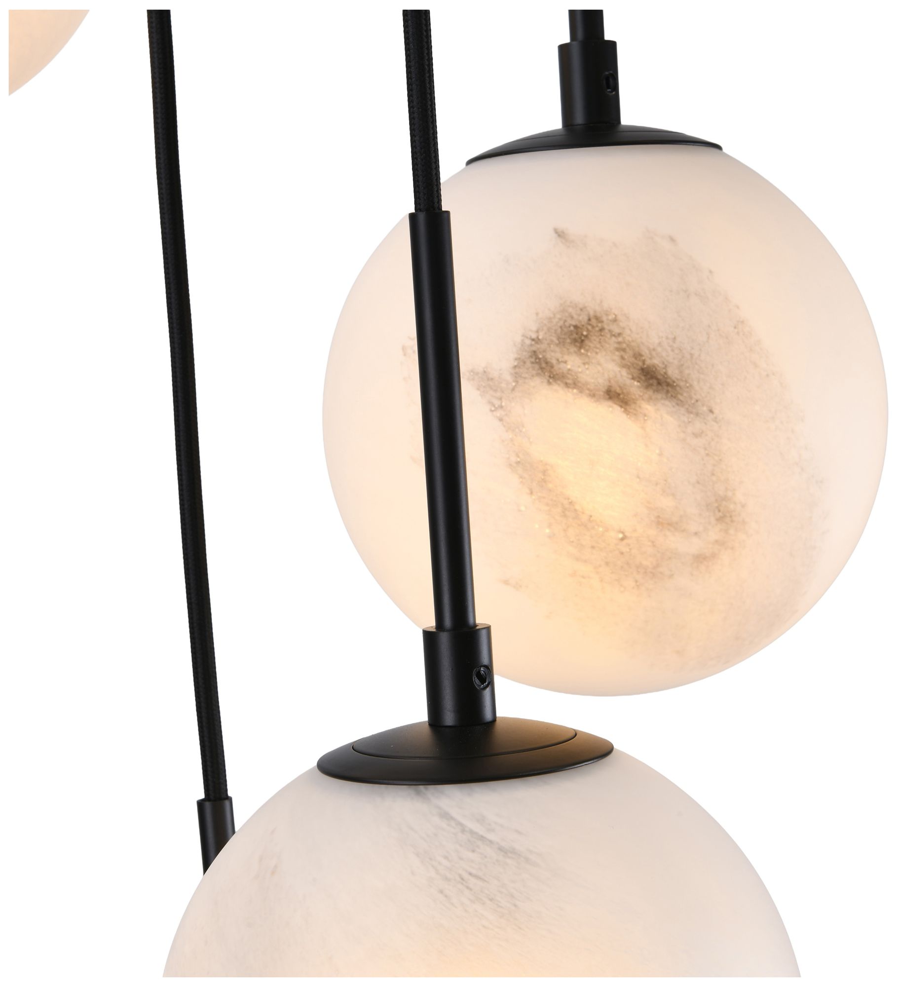 Image 4 Nightfall 18.5" Wide 7-Light Black Pendant more views