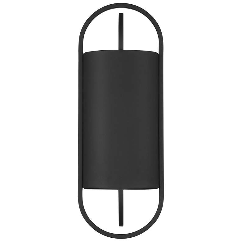 Image 1 Nightfall 20" Wide 1-Light Black Outdoor Wall Light