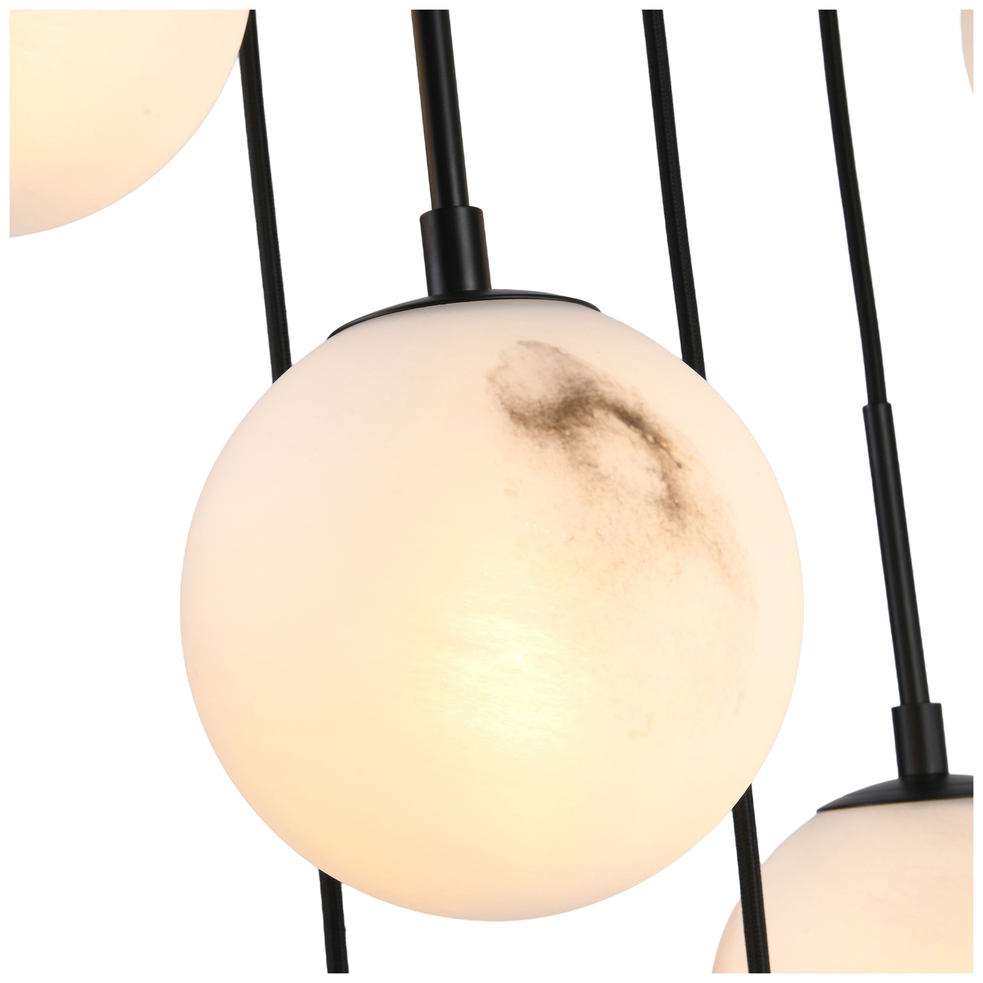 Image 3 Nightfall 34.5" Wide 13-Light Black Pendant more views