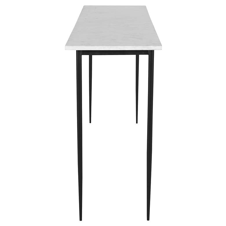 Image 4 Nightfall White Marble Console Table more views