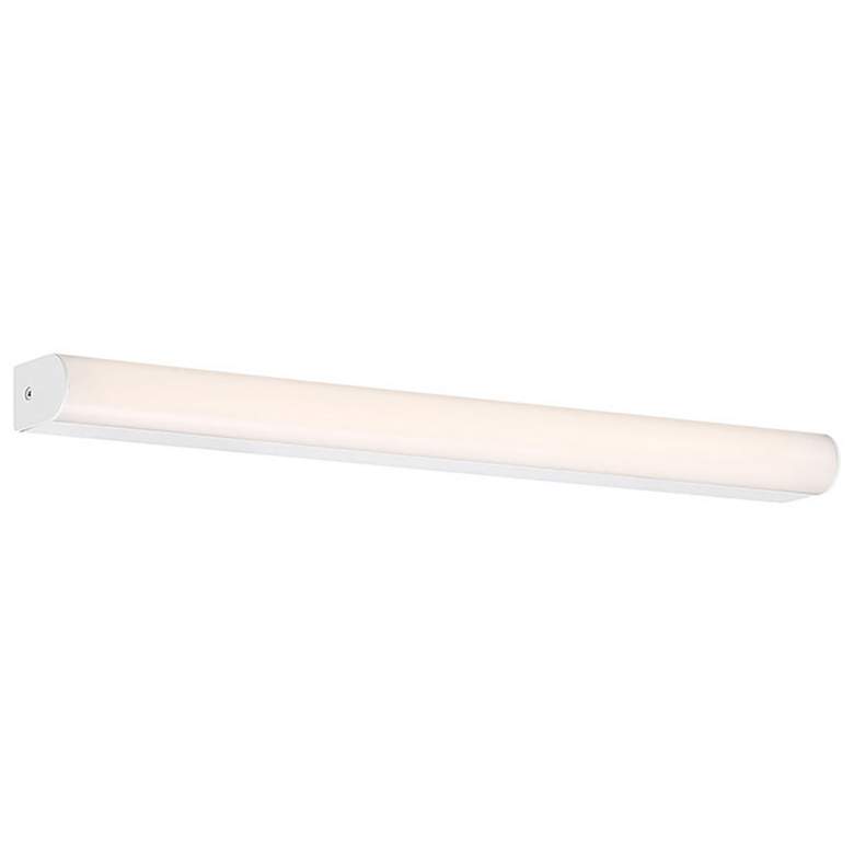 Image 1 Nightstick 1.31 inchH x 19.06 inchW 1-Light Linear Bath Bar in White