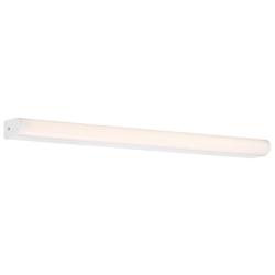 Nightstick 1.31&quot;H x 25.06&quot;W 1-Light Linear Bath Bar in Brushed Al