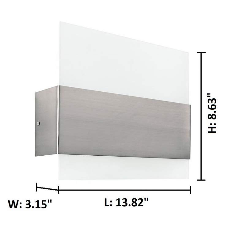 Image 4 Nikita LED - 3-Light LED Track Light - Matte Nickel - Satin Glass more views