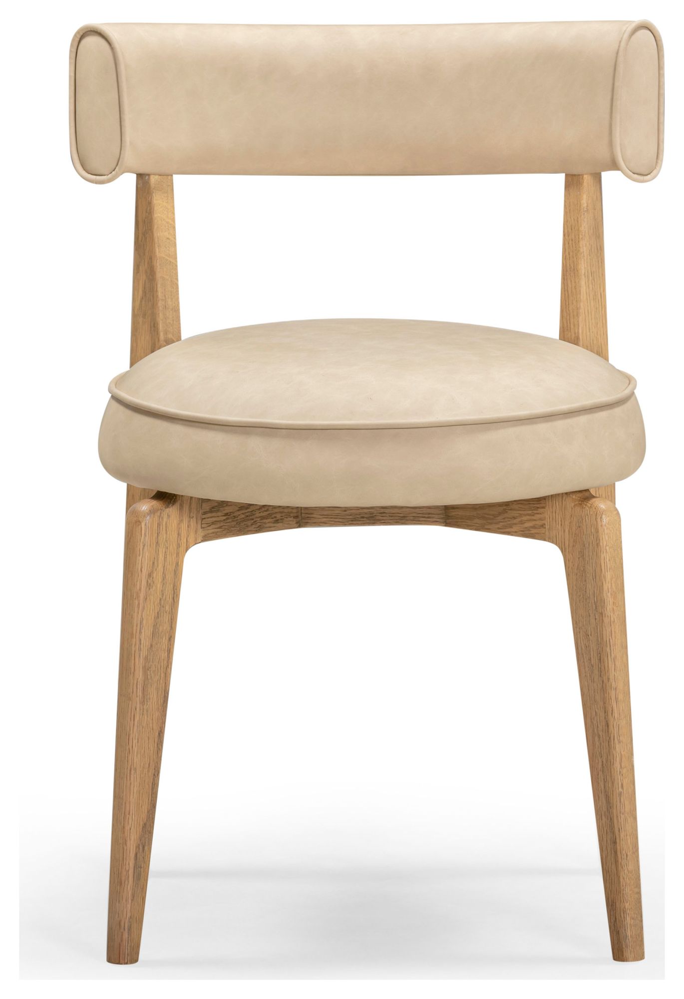 Image 4 Nikita Taupe Performance Vegan Leather Dining Chair more views