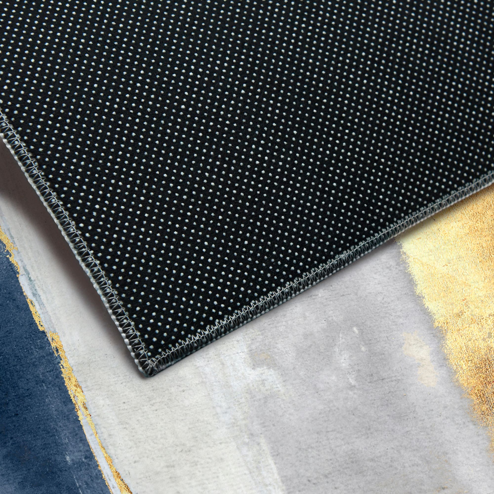 Image 4 Nikka Washable Abstract Art Area Rug size 8'x10' more views