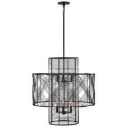 Nikko 26" Wide Black Chandelier by Hinkley Lighting
