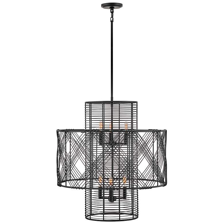 Image 2 Nikko 26" Wide Black Chandelier by Hinkley Lighting more views