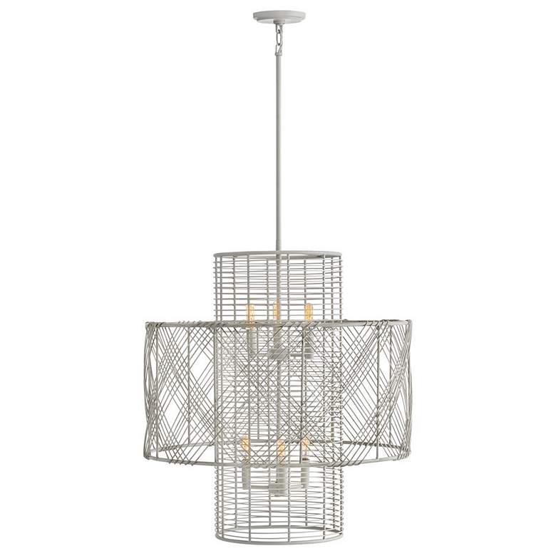 Image 1 Nikko 26" Wide Light Ashwood Chandelier by Hinkley Lighting