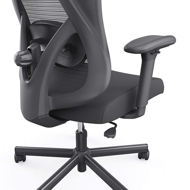 Image 3 Niklas Black Adjustable Swivel Ergonomic Office Chair more views