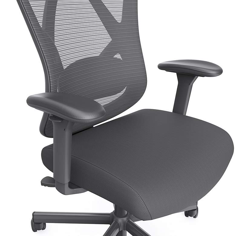 Image 4 Niklas Black Adjustable Swivel Ergonomic Office Chair more views