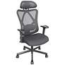 Niklas Black Adjustable Swivel Ergonomic Office Chair