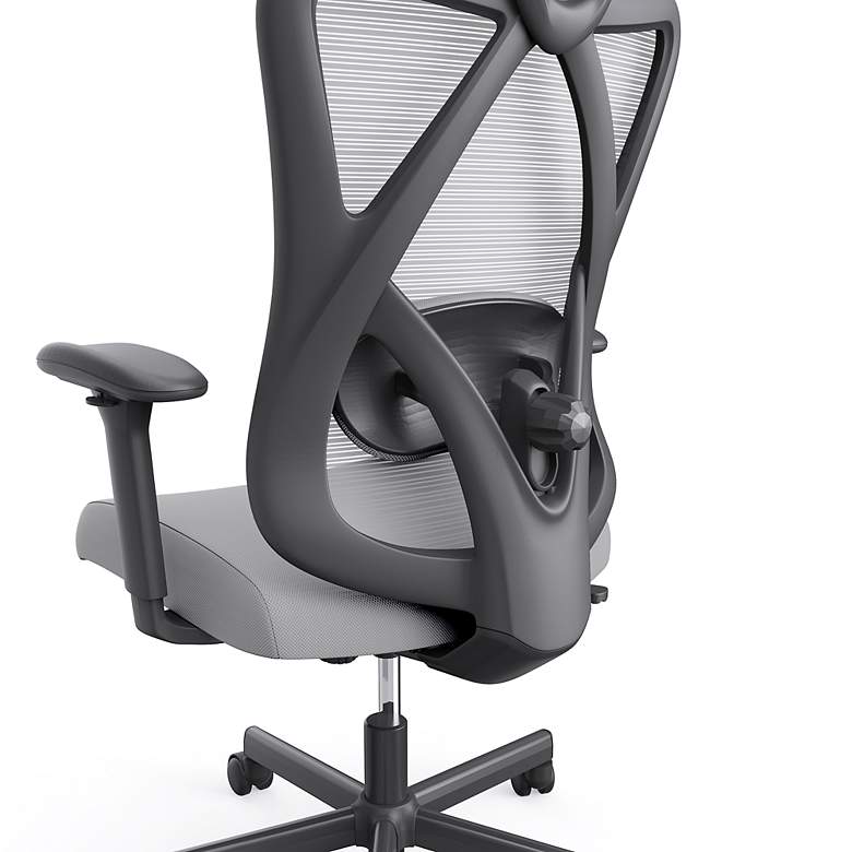 Image 3 Niklas Gray Adjustable Swivel Ergonomic Office Chair more views