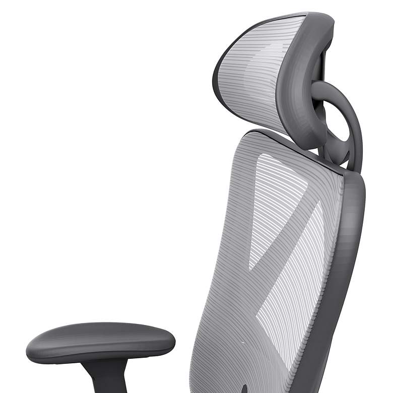 Image 5 Niklas Gray Adjustable Swivel Ergonomic Office Chair more views