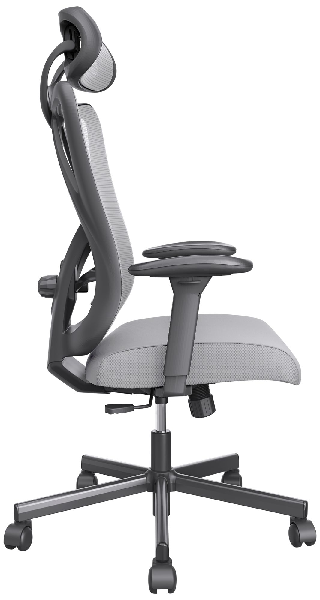 Niklas Gray Adjustable Swivel Ergonomic Office Chair