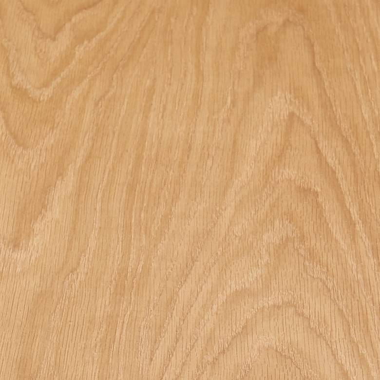 Image 3 Niklaus 35 1/2" Wide Natural White Oak Wood Round Coffee Table more views