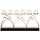 Nikolas 28 1/2" Wide Champagne Silver Candle Holder
