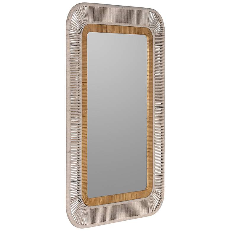 Image 5 Nikole Natural Taupe 28 1/2 inch x 40 1/4 inch Wall Mirror more views