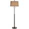 Nila II Bronze Double Pull Chain Floor Lamp