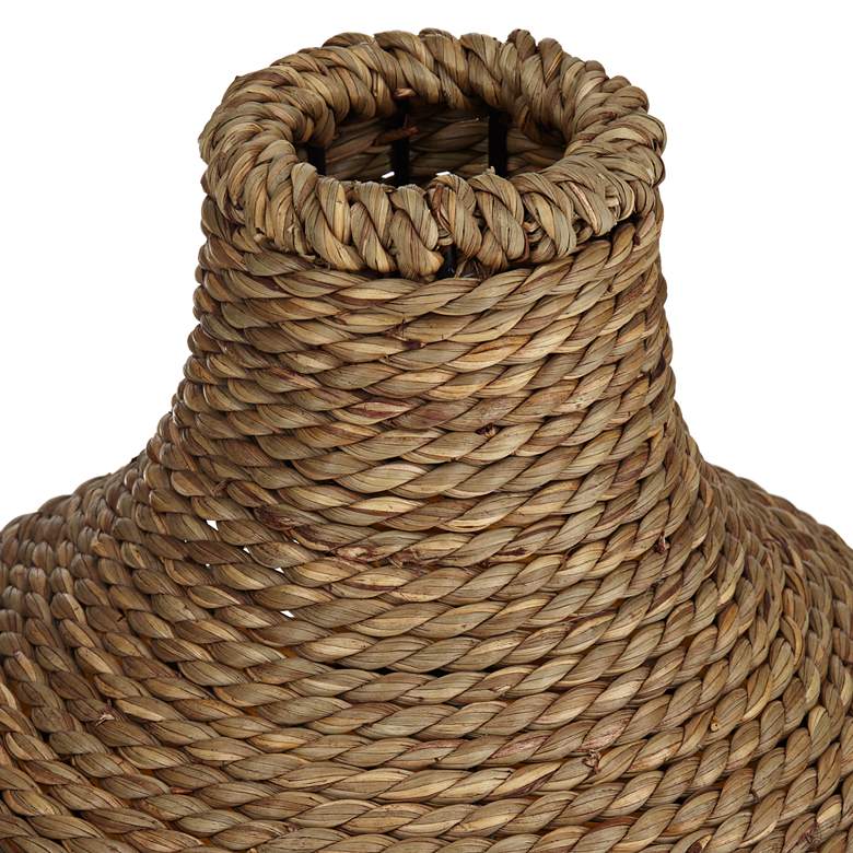 Image 3 Nile 12 1/2 inch High Natural Seagrass Rattan Decorative Vase more views