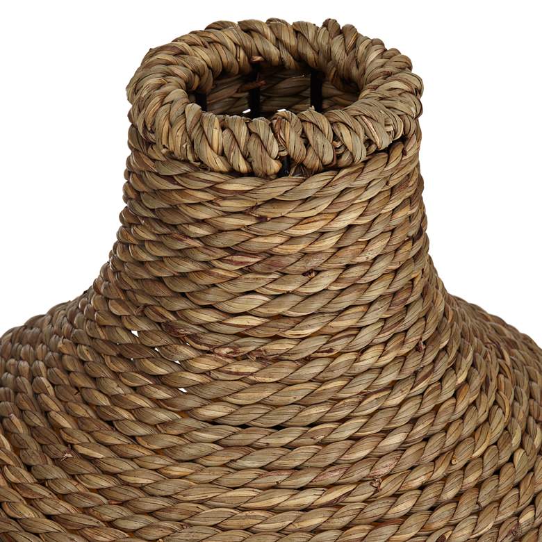 Image 3 Nile 12 1/2" High Natural Seagrass Rattan Decorative Vase more views