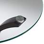 Thumbnail4 of Niles 17 3/4" Wide Bent Wood and Glass Modern Accent Table more views